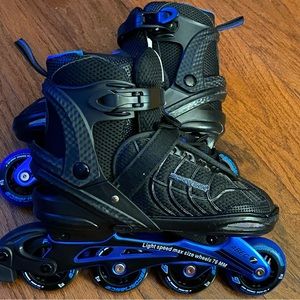 Schwinn rollerblades. Black and blue men’s 8-9.5